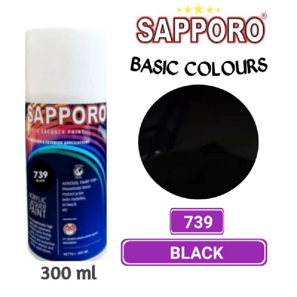 SAPPORO Black Gloss 739 300ml