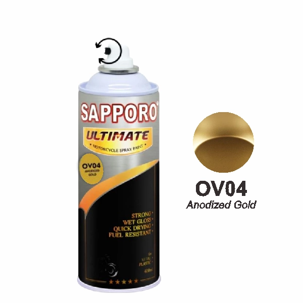 SAPPORO Ultimate Anodized Gold OV04 400ml