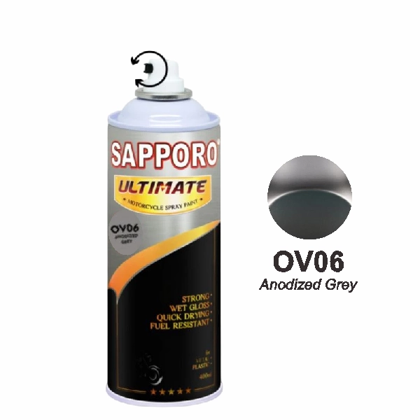 SAPPORO Ultimate Anodized Grey OV06 400ml