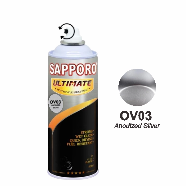 SAPPORO Ultimate Anodized Silver OV03 400ml