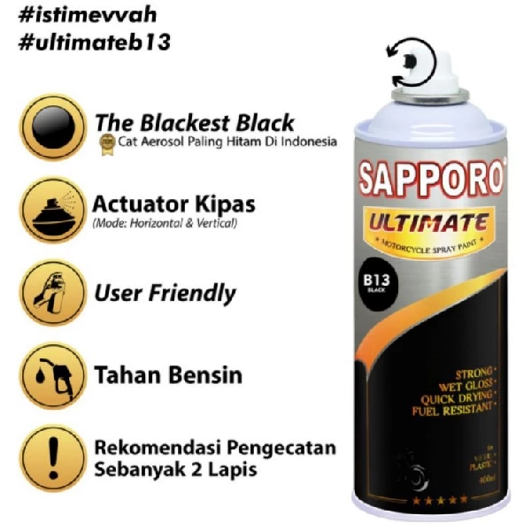 SAPPORO Ultimate Black B13 400ml