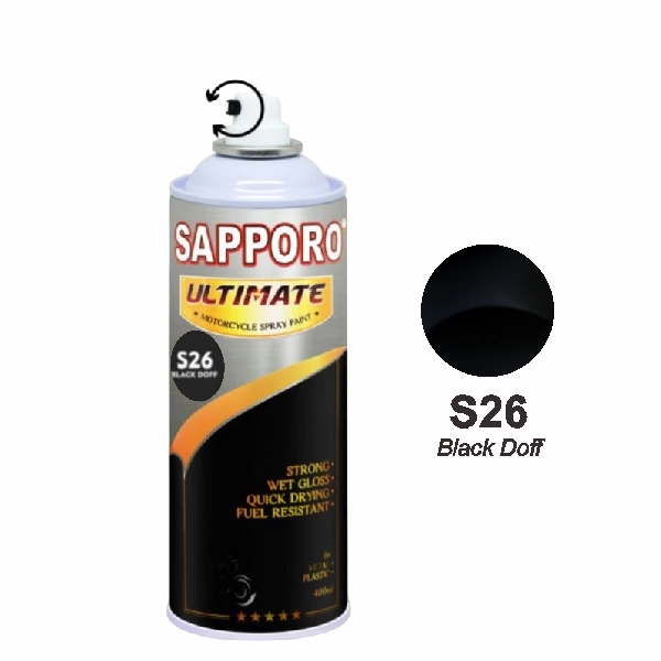 SAPPORO Ultimate Black Doff S26 400ml