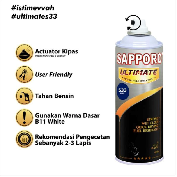 SAPPORO Ultimate Blue S33 400ml