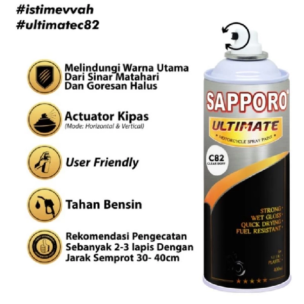 SAPPORO Ultimate Clear Doff C82 400ml