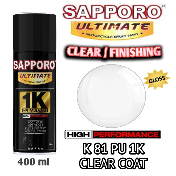 SAPPORO Ultimate Clear Gloss K81 400ml