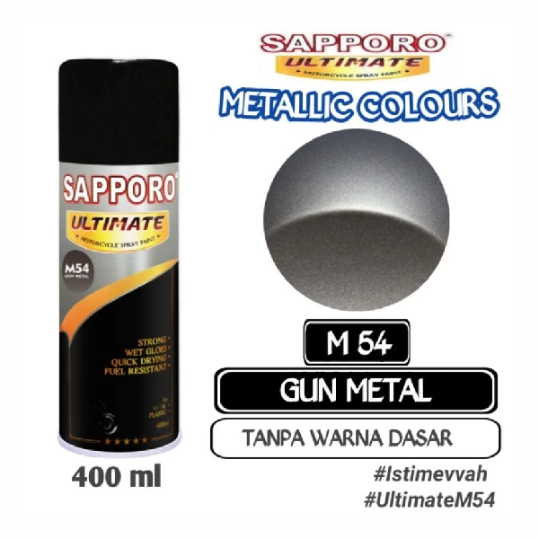 SAPPORO Ultimate Gun Metal M54 400ml