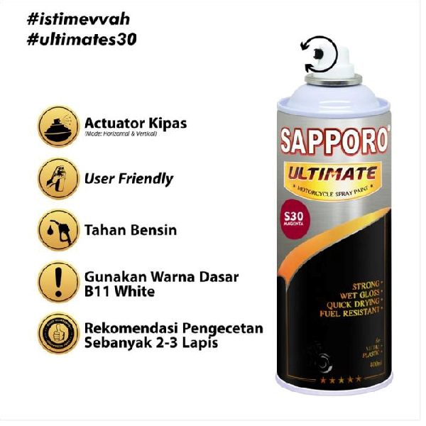 SAPPORO Ultimate Magenta S30 400ml