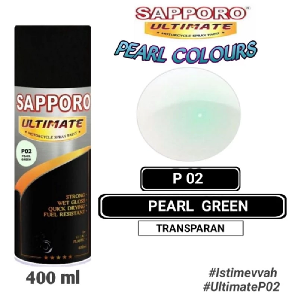 SAPPORO Ultimate Pearl Green P02 400ml