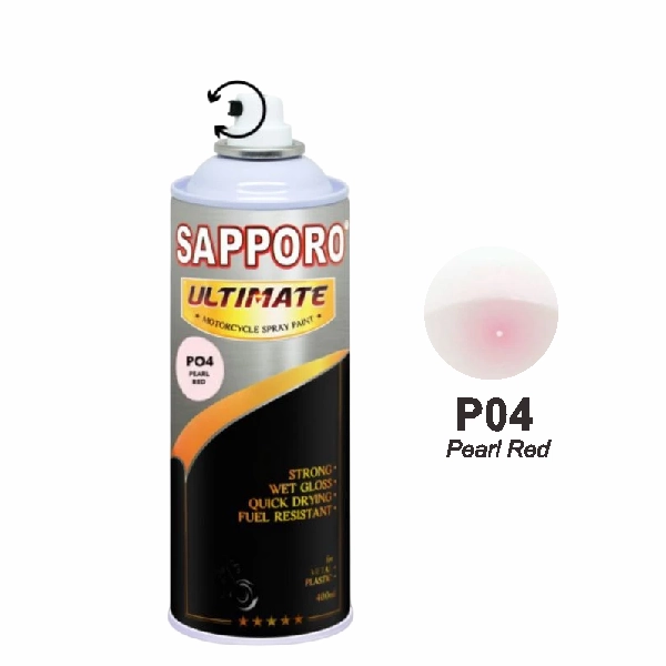 SAPPORO Ultimate Pearl Red P04 400ml
