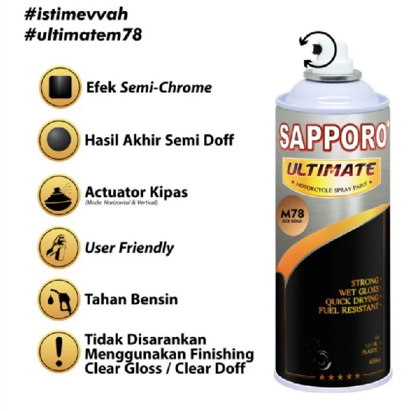 SAPPORO Ultimate RCB Gold M78 400ml