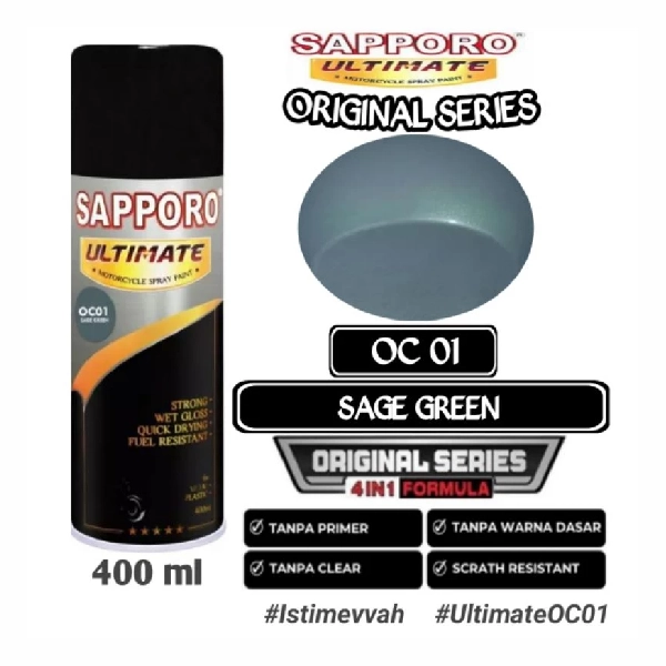 SAPPORO Ultimate Sage Green OC01 400ml