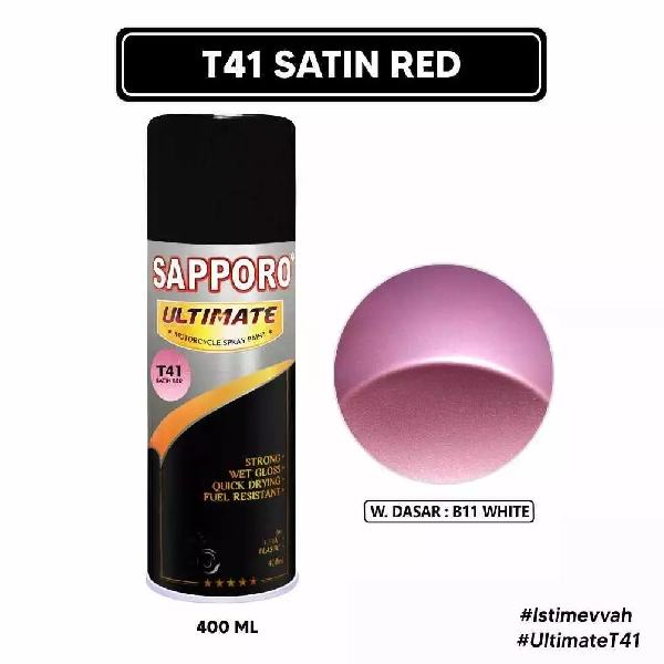 SAPPORO Ultimate Satin Red T41 400ml