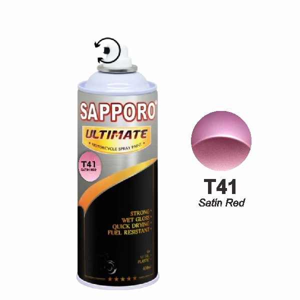 SAPPORO Ultimate Satin Red T41 400ml