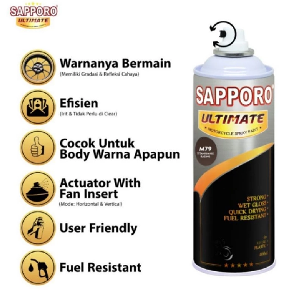 SAPPORO Ultimate Titanium OZ Racing M79 400ml