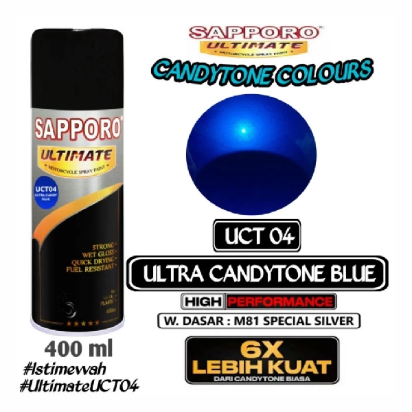 SAPPORO Ultimate Ultra Candy Tone Blue UCT04 400ml
