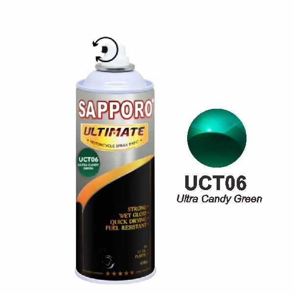 SAPPORO Ultimate Ultra Candy Tone Green UCT06 400ml
