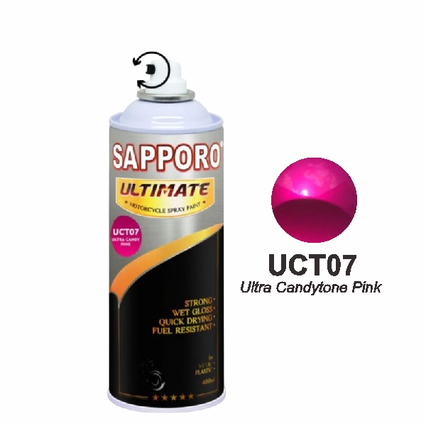 SAPPORO Ultimate Ultra Candy Tone Pink UCT07 400ml