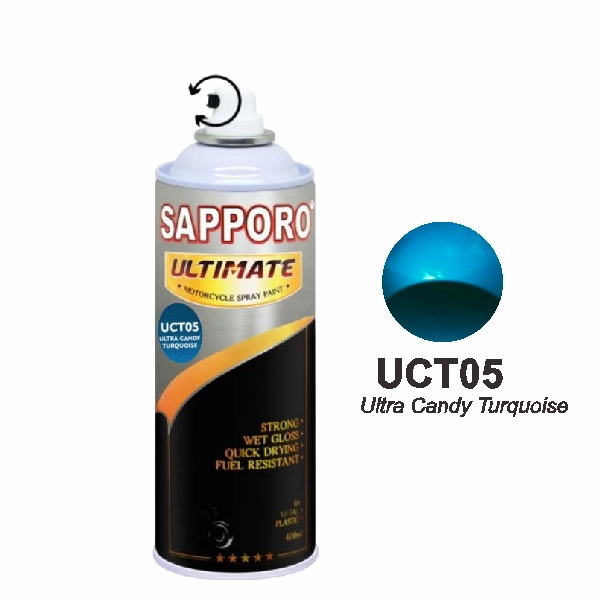 SAPPORO Ultimate Ultra Candy Tone Turquoise UCT05 400ml