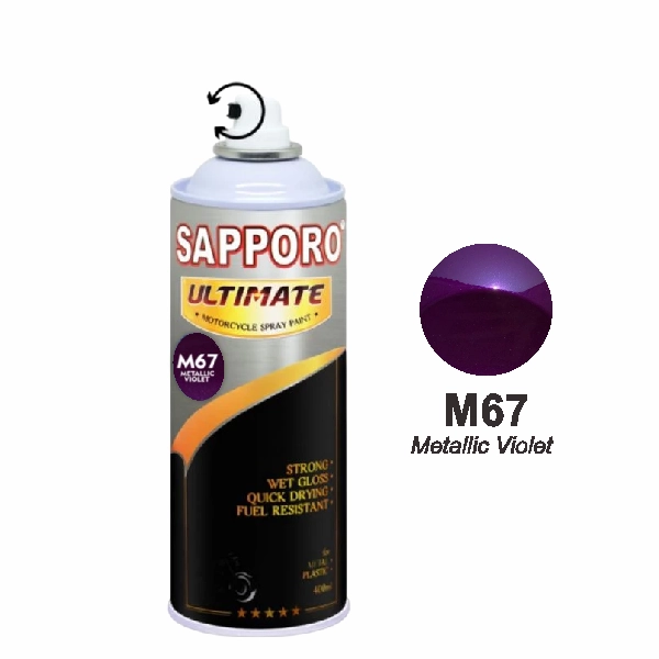 SAPPORO Ultimate Violet Metallic M67 400ml