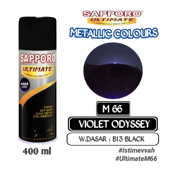 SAPPORO Ultimate Violet Odyssey M66 400ml