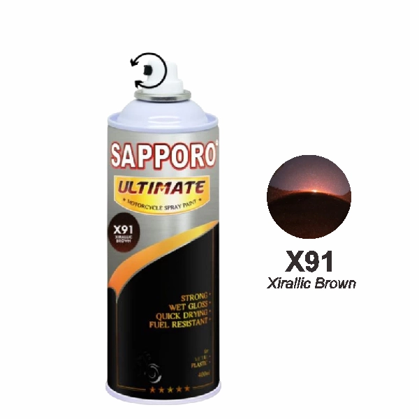 SAPPORO Ultimate Xirallic Brown X91 400ml