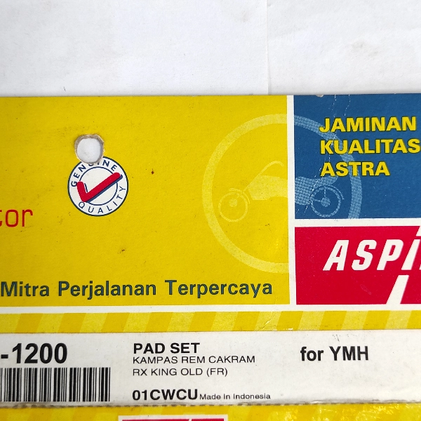 ASPIRA Disc Pad RX King