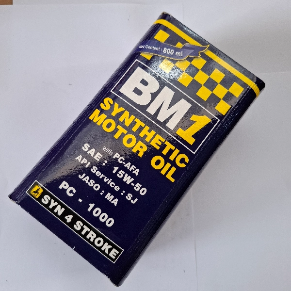 BM1 PC-1000 15W50 Oli SYN 4 Stroke 0.8L