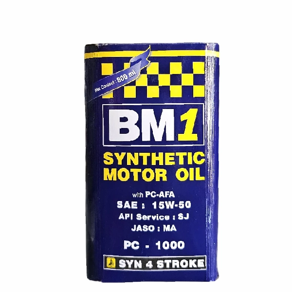 BM1 PC-1000 15W50 Oli SYN 4 Stroke 0.8L