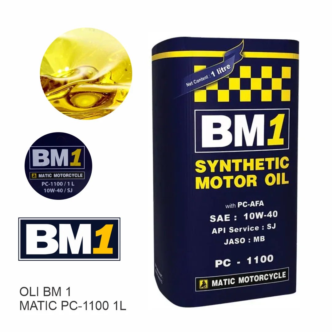 BM1 PC-1000 15W50 Oli SYN 4 Stroke 1L