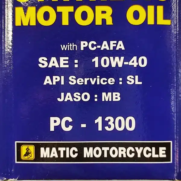 BM1 PC-1300 Matic 10W40 Synthetic Oil 0.8L
