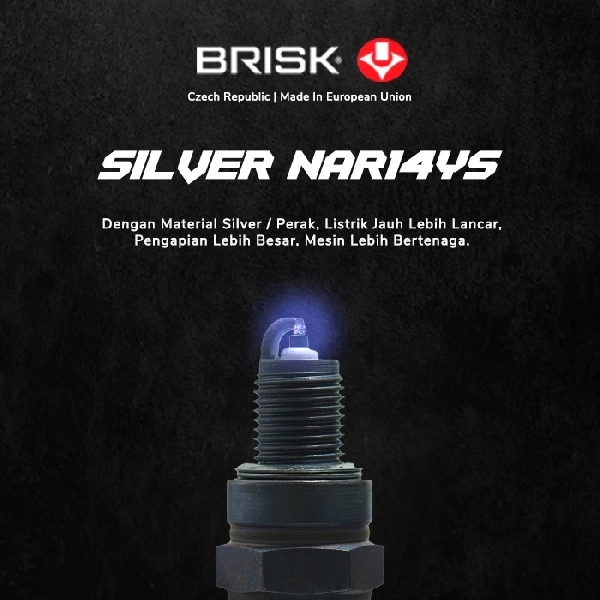 BRISK Busi NAR14YS Silver Racing
