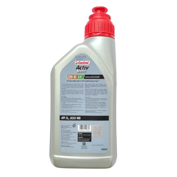 CASTROL Activ Matic 20W40 Oli 0,8L