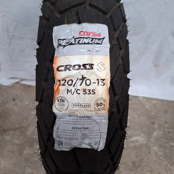 CORSA Cross-S Ban Tublesess 120/70-13
