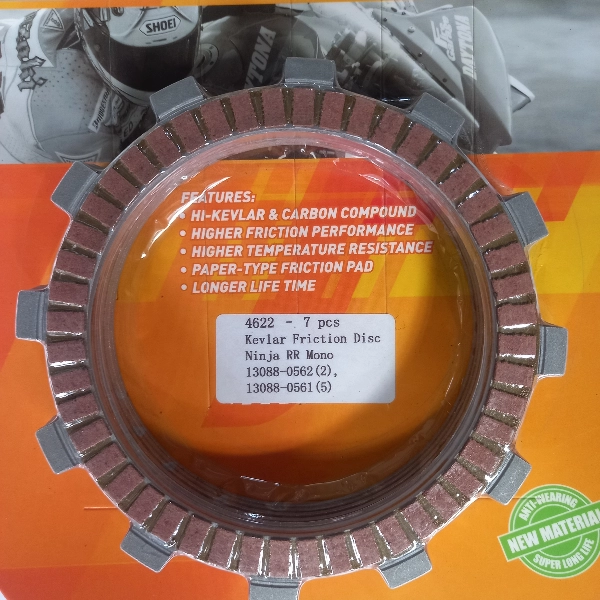 DAYTONA Clutch Ninja 250 Rr Mono Klx 13088 4622 (7pcs)