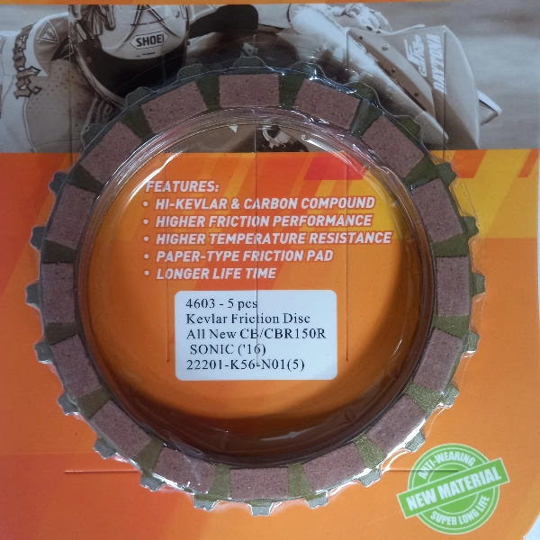 DAYTONA Clutch Sonic CB150R Supra Gtr K56 4603 (5pcs)