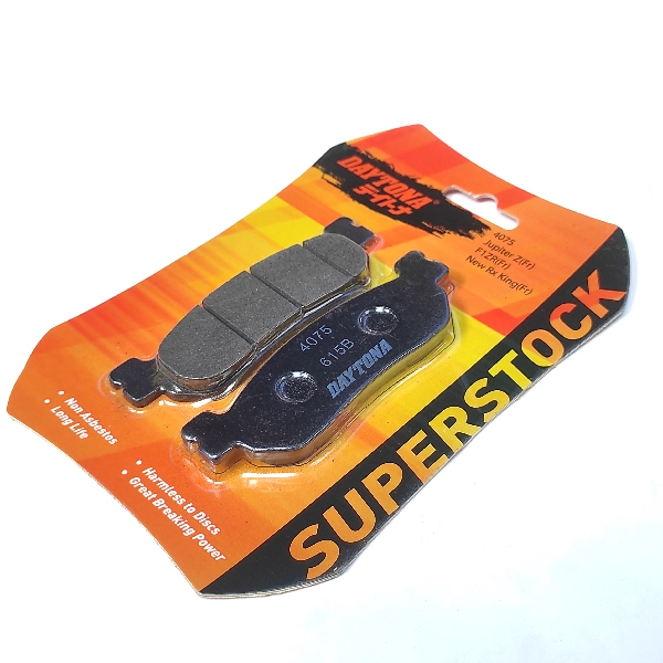 DAYTONA Disc Pad F1ZR Jupiter-Z Nouvo Scorpio-Z RX-K New Superstock 4075 (Hitam)