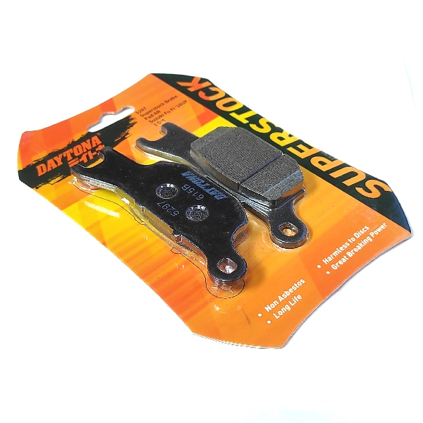 DAYTONA Disc Pad FU Fi Belakang  Super Stock (Hitam)