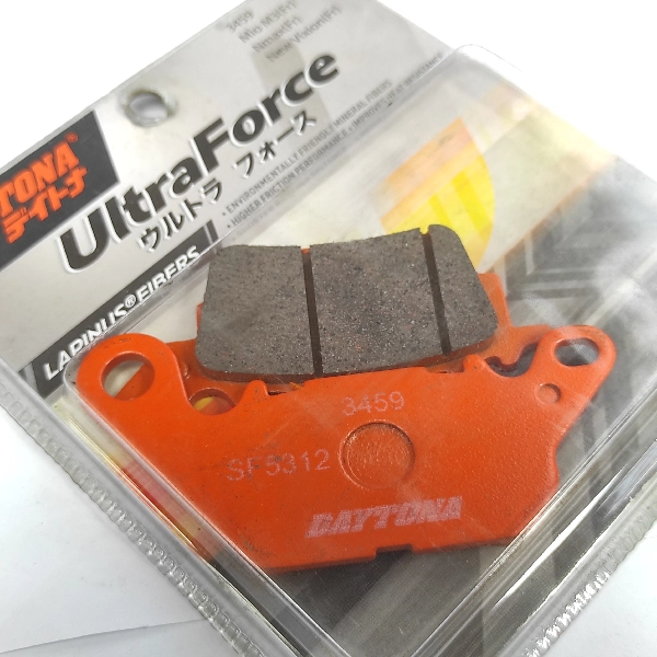 DAYTONA Disc Pad M3 MX King Nmax Lapinus Fiber 3459 (Orange)
