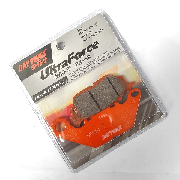 DAYTONA Disc Pad MX Xeon Vixion Nmax Belakang Lapinus Fiber 3388 (Orange)
