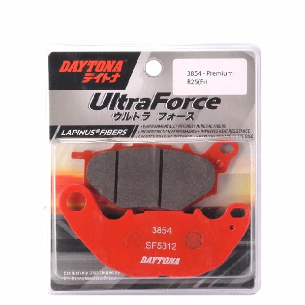 DAYTONA Disc Pad Xmax R25 Depan Lapinus Fiber 3854 (Orange)