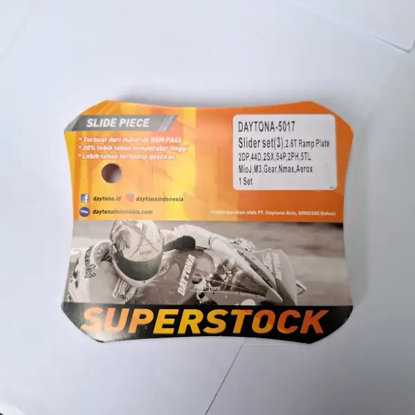 DAYTONA Slider Mio Nmax Aerox Klip Roller 5017 (SET)