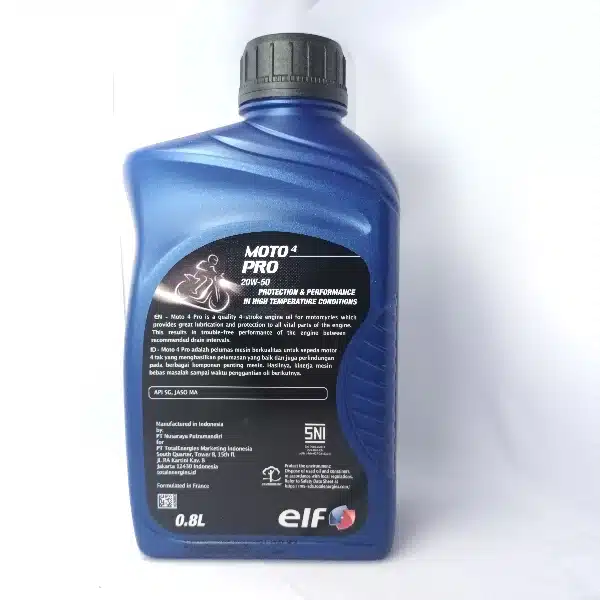ELF Moto 4 Pro 20W50 Mineral Oli 0.8L