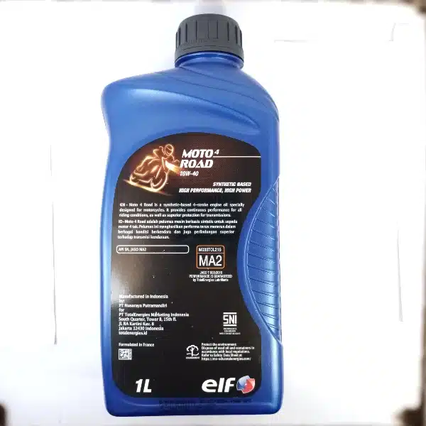 ELF Moto 4 Road 10W40 Syinthetic Oli 1L