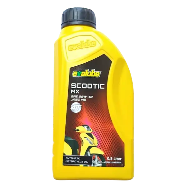 EVALUBE Scootic MX 20W50 (Kuning) Oli 0,8L