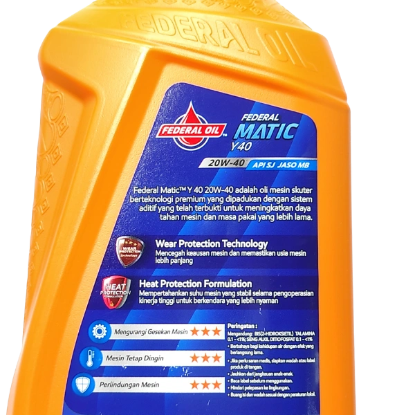 FEDERAL Matic Y40 20W40 Oli 0,8L