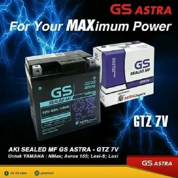 GS Astra Aki GTZ7V Nmax