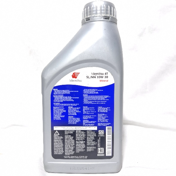 IDEMITSU 4T 10W30/10W40 SL MA Oli Bebek Sport 0.8L (Mineral)