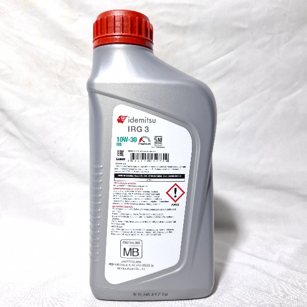 IDEMITSU IRG3 10W30 MB Oli Matic 0.8L (Semi Synthetic)