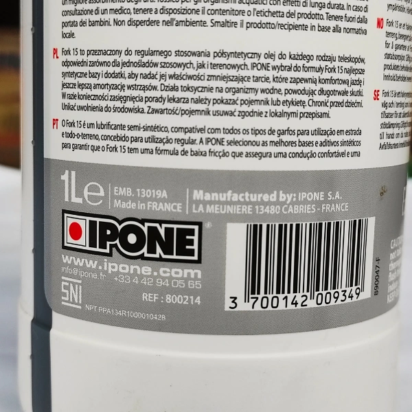 IPONE Oli Shock Fork Fluid 1L