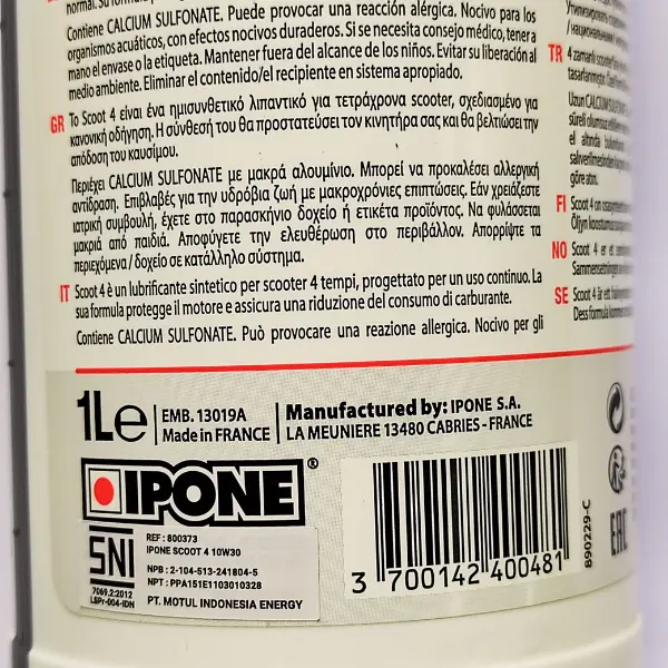 IPONE Scoot 4 Synthetic 10W40 1L